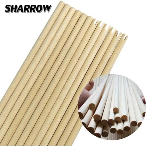 12/24pcs Wood Arrow Diameter 8mm 80cm Arrow Shaft DIY Can Use Traditional Arrowhead Outdoor Hunting Shooting Accessories