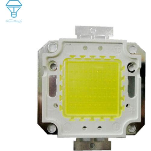 50W 100W LED COB Lamp Chip Copper Stent LED Floodlight Spot Light LED Integrated Light LED SMD Lamp Lights 30-36V For DIY