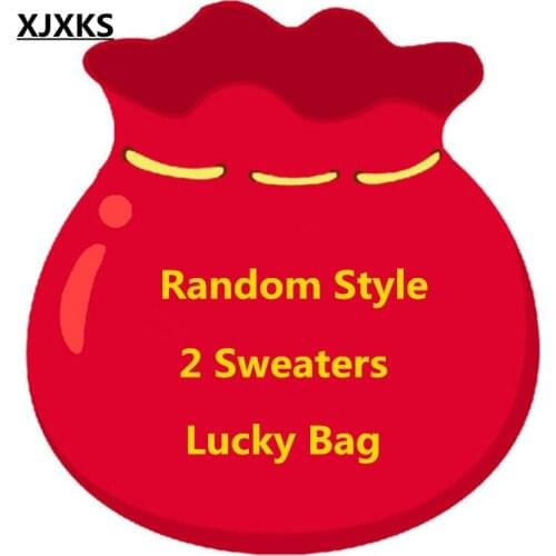 XJXKS Random Style Sweater Women Lucky Bags Including 2 Sweater