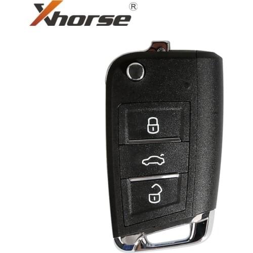 Xhorse XSMQB1EN Smart Remote Key for VW MQB Filp 3 Buttons Proximity English 5pcs/lot