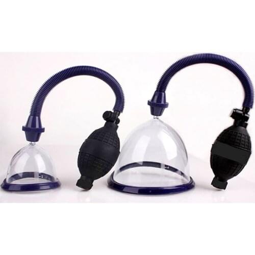 1pcs Manual Massager Suction Cup Female Breast Enlargement Cups Transparent 2 Sizes Chest Massage Pump Lady Body Care