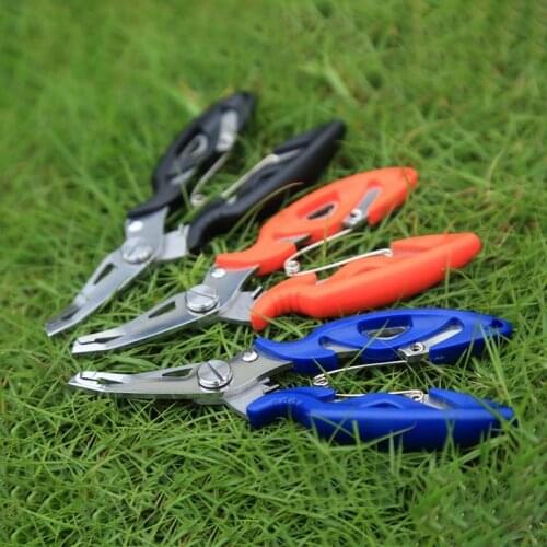 1 Pcs Fishing Plier Scissor Braid Line Lure Cutter Hook Remover Fishing Tackle Cutting Tool Multifunction Fish Scissors