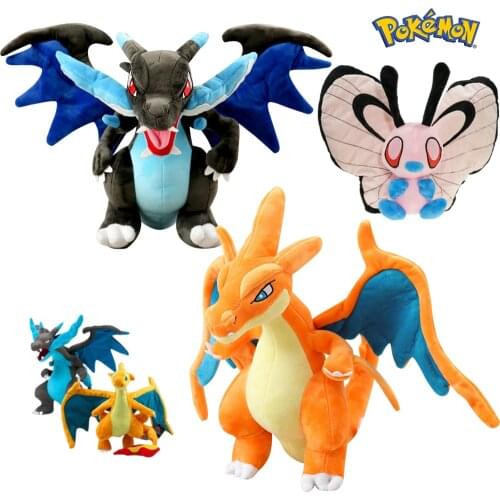 12 Styles Pokemon Evolution Charizard X Charizard Y Version Chansey Soft Stuffed Plush Doll Anime Plush Toys Kid Toy Girl Gift