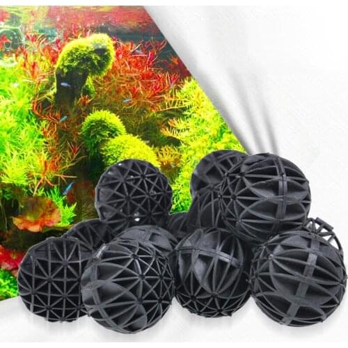 16mm Aquarium Filter Bio Balls Portable Wet Dry Cotton For Air Pump Canister Clean Fish Tank Pond Reefs Sponge Media 50Pcs/lot