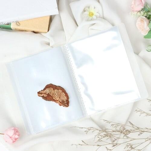 40 Sheets 128x162mm A6 Cards Pocket Book Large Capacity Organizer Photo Album Bag