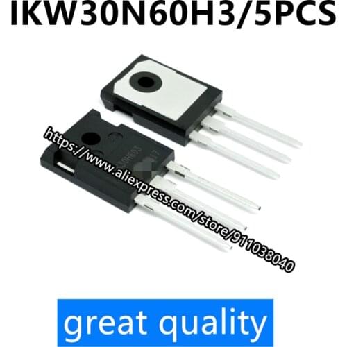 5pcs/lot IKW30N60H3 original spot brand new 30A/600V discrete power IGBT crystal single tube TO-247 K30H603