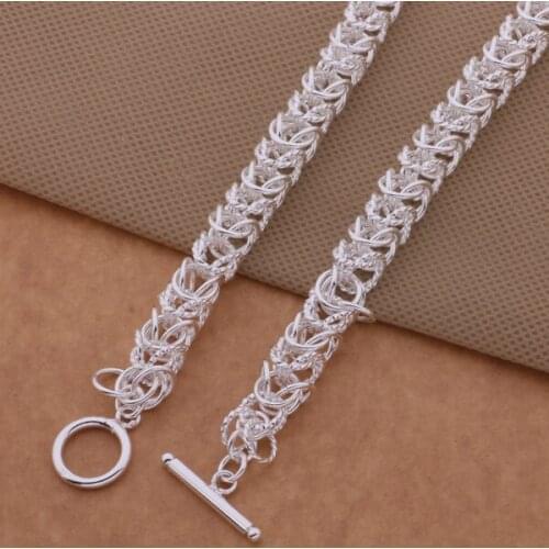 AN654 Wholesale silver plated Necklaces for women&men silver 925 jewelry fashion jewelry pendant /bouakgba azqajqxa