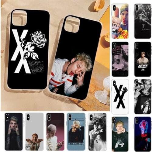 FHNBLJ Machine Gun kelly MGK Fashion Phone Case for iPhone 8 7 6 6S Plus X 5S SE 2020 XR 11 12 pro XS MAX