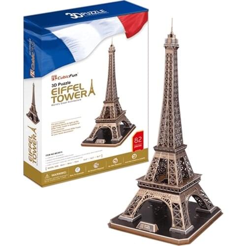 Eiffel Tower - France 82 pieces 3D Puzzle