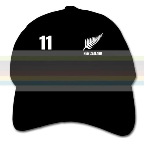 New Zealand Rugbies Footballer Jersey Slim Childrens baseball cap. Adjustable childrens cap. Travel cap outdoor