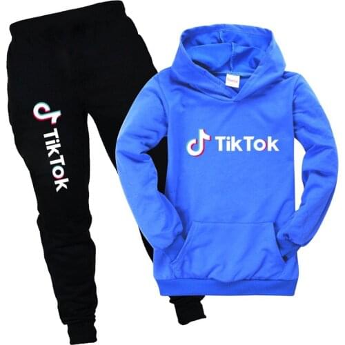 TIK TOK Kids Hoodies Tracksuit for Boys Girls Games Character Costume Long Sleeve Cartoon Cotton Sweatshirt Pullover Clothes