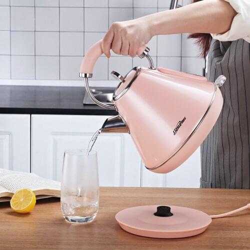 Anti-drying protection European style electric kettle 304 stainless steel household kettle