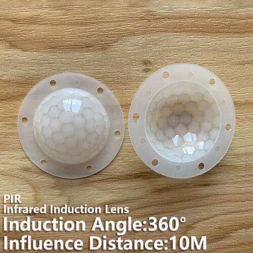 Fresnel lens Infrared induction 360° induction angle 10M distance PIR lens high sensitivity Infrared sensing of human body