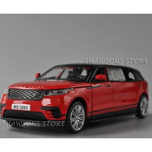 1:32 Scale Diecast Car Model Rover Stretch Limousine Replica Pull Back Toy With Sound & Light