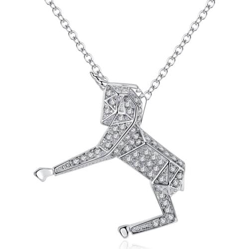 Statement Choker Horse Unicorn Necklace Animal Pendant Collar 2017 News Jewelry For Women Accessories