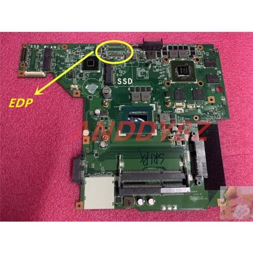 MS-17591 VER 1.0 FOR MSI MS-1759 GE70 LAPTOP motherboard with I7 I5 CPU AND GTX850M 100% working OK