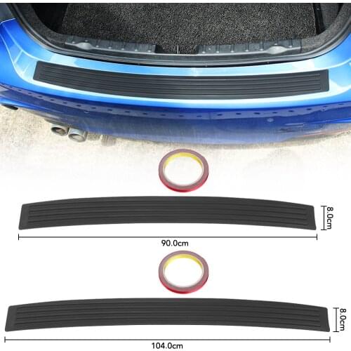 Car Rear Bumper Scuff Protective Cover for nissan x-trail t32 renault megane 3 kia sorento Lada Kalina bmw