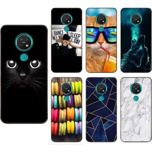 Novelty Soft TPU Printed Case for Nokia 6.2 TA-1200 Silicone Phone Capa Cover for Nokia 7.2 TA-1181 TA-1196 Case Fundas