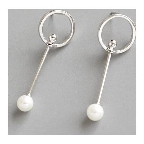 Серьги с жемчугом PJZNWR China At AliExpress