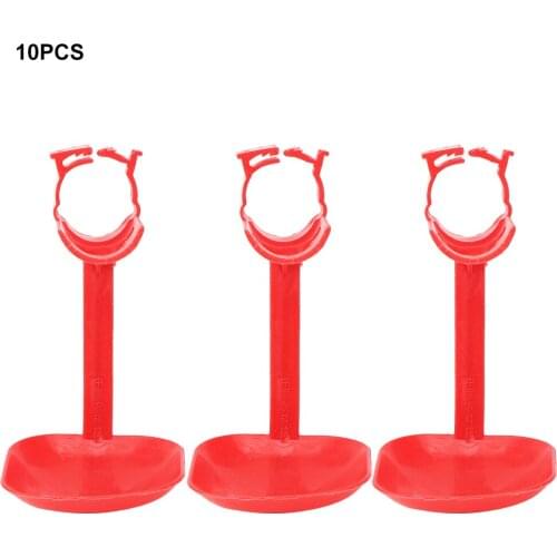 10Pcs Chicken Drinker Nipple Waterer Hanging Cup Drinking Water Tool Farm Accessories Water Cup For Chicken