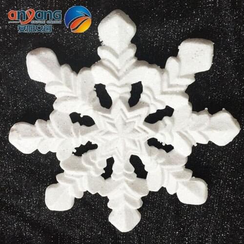 Christmas decorations, props, weddings, wedding arrangements, Frozen effect, foam and snowflakes 9CM-40CM