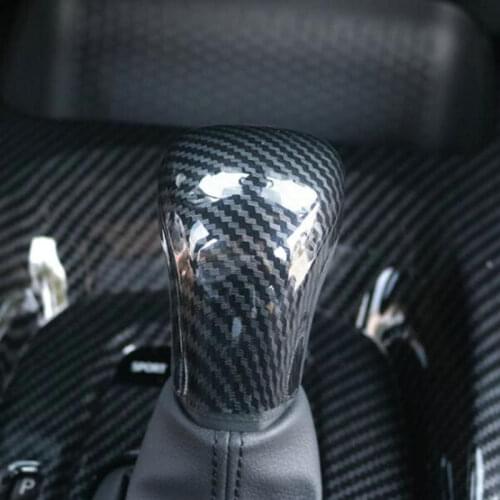 SBTMY Car styling ABS Plastic gear shift lever knob handle cover trim Sticker For Toyota Corolla E210 2019 2020 Accessories