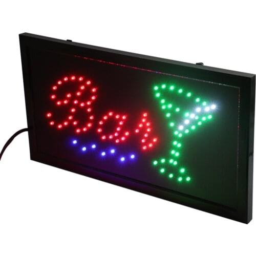 CHENXI Super Bright Quality Bar Pub Wine Bar LED Neon Shop Display Hanging Signs Advertising 48cm x 25cm