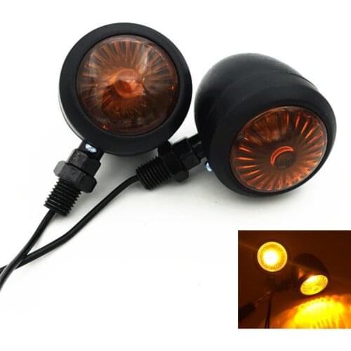 Motorcycle Turn Signal Indicator Light Lamp Bulb For Harley /Cafe /Racer