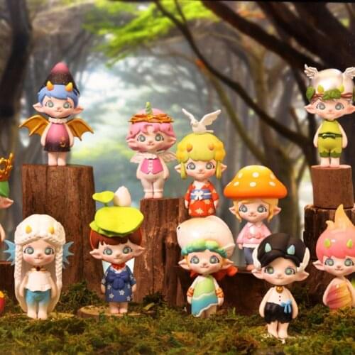 Fairy Zoe Midsummer Night Series Action Figure Toys Lovely Fairy Zoe Blind Box Collection Doll Toys Cute Gifts for Kids Girls