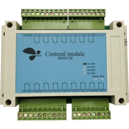 16-channel Relay Output Control Board Serial IO Control Switch Industry 485 Modbus RTU Communication Module
