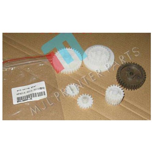 Free Shiping 5* Arm Swing Plate Gear Assembly Side Plate Fuser Drive For HP4015 4515 6/set