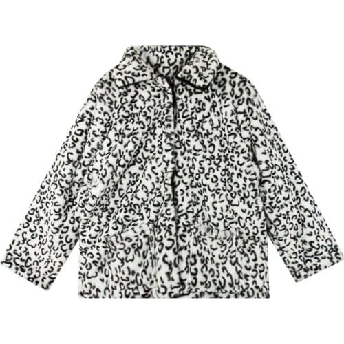 Double-sided Mens Leopard Lapel Black White Parka Thick Lamb Fur Outwear Warm Male Wear Z3