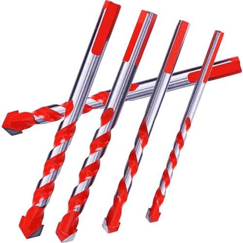 Electric Tools Center Drill Hammer Concrete Ceramic Tile Metal Drill Bit Round Shank 6mm-12mm DIY Wall Hole Saw Drilling