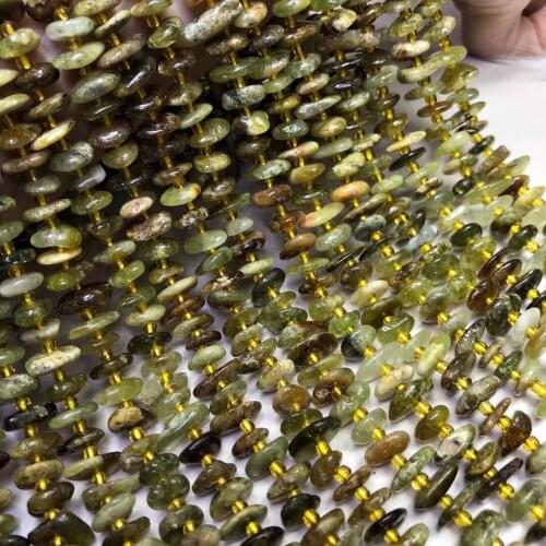 BLUE agate/moonstone/garnet/sunstone/strawberry quartz/ Tsavorite baroque 10-12mm for DIY jewelry making 36cm