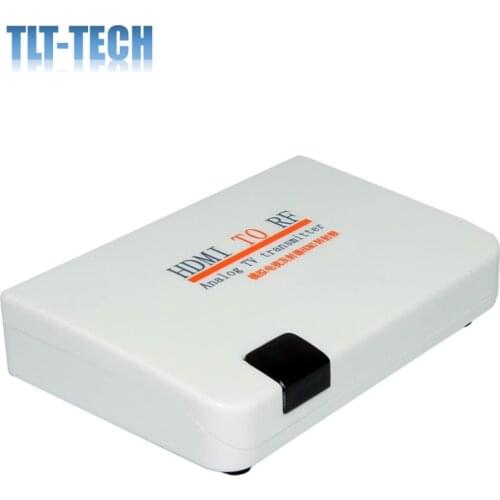 HDMI to RF Coaxial Converter Box for Old TV, Convert HDMI to Coaxial Analog Signal with Remote Control Support Zoom Function