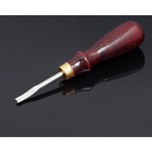 Leather Keen Edge Beveler Edge Skiving/Polishing Tool Belt Makers Leather craft DIY tools 0.8/1/1.2/1.5mm