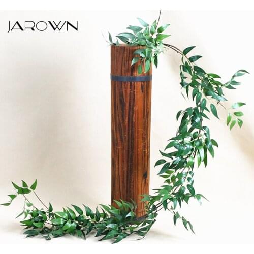 JAROWN Artificial Willow Leaf Plant Vine Wedding Ceiling Winding Layout Rattan Hotel Window Decorations Home Decor Fake Flowers