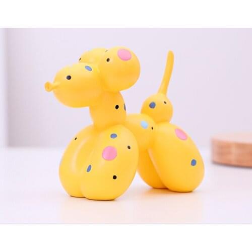CANDY COLOR SPOTTY BALLOON DOG CRAFTWORK RESIN HOME DECORATION ACCESSORIES ANIMAL ART SCULPTURE JK STYLE WEDDING GIFT