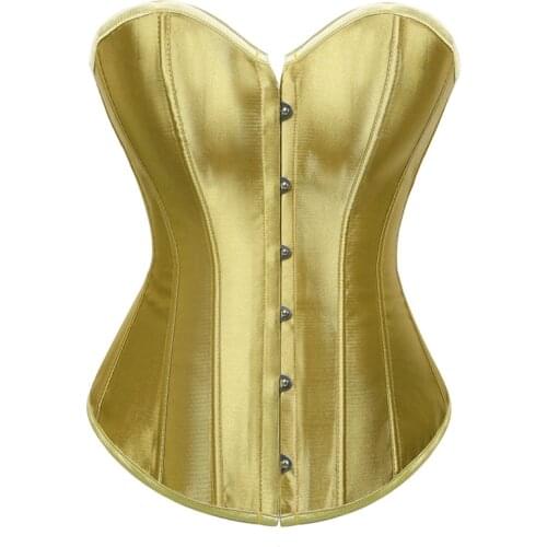 European& American Simple Style Ladies Corset Tops Adjustable Belly Corset Black/Pink/Purple/Yellow Corsets & Bustiers