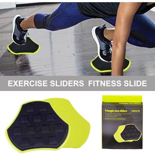 Fitness Slider Mat Exercise Slide Sliding Plate For Core Stability Exercises Coordination Skills Training Home Hard Floor Gym