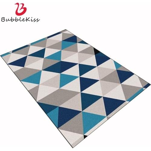 Bubble Kiss New Modern Nordic Style Blue White Gray Carpet Rugs For Bedroom Decor Fashion Nordic Style Home Living Room Carpet