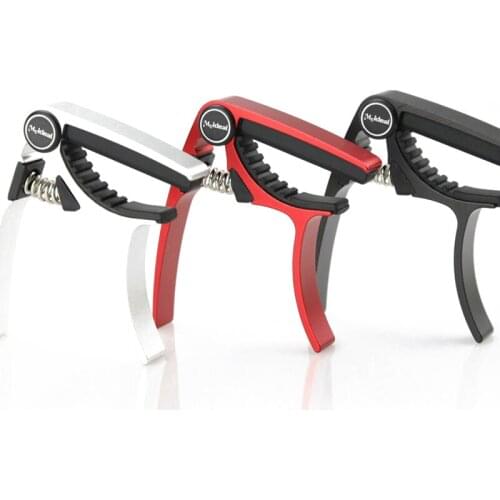 Meideal Aluminum Alloy Ukulele Capo Designed for 4 Strings Ukulele Exquisite Spring One Hand Use Safe for Instrument MC20U