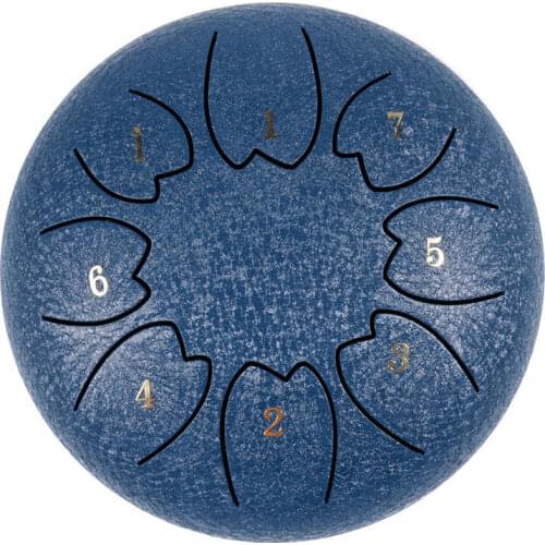 Ethereal Drum Steel Tongue Drum 13 Inch 15 Notes Tongue Drum, Childrens Percussion Music Enlightenment