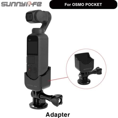 Sunnylife Multifunctional Expanding Adapter For DJI OSMO POCKET Backpack/Bicycle Clamp Tripod Extending Pod Sucker Mount GOPRO