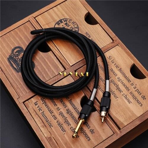 New Hot RCA Interface Cable Tattoo Clip Cord Hook Line For Permanent Tattoo Machine Makeup Power Cord Supply - You Pick Color