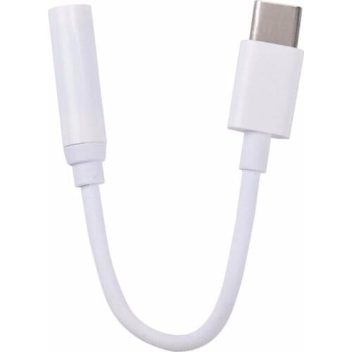 Portable Type C USB-C Male to 3.5mm Earphone Headset Female Adapter Connector Plug and play For Letv LeEco Le Max 2 Pro