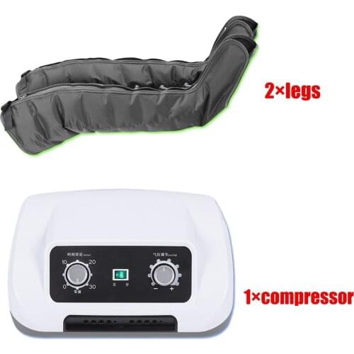 8 Cavity Pressotherapy Air Compression Leg Foot Massager Vibration Arm Waist Pneumatic Air Wave Pressure Machine
