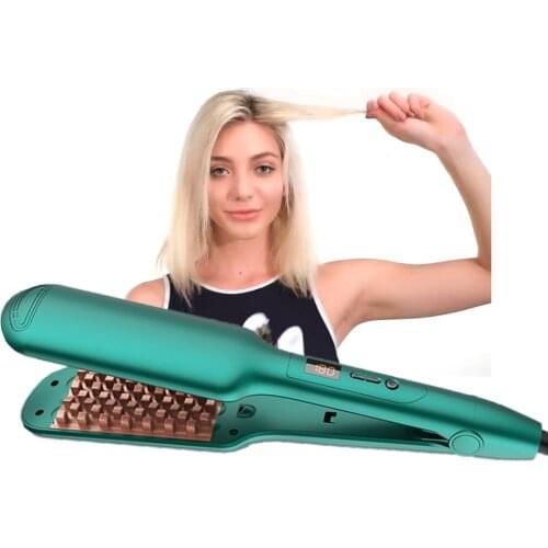 Professional Ceramic Hair Fluffy Artifact Volumizing Corrugated Hair Crimping Iron Lasting Volume wide plates Hair Styling Tool