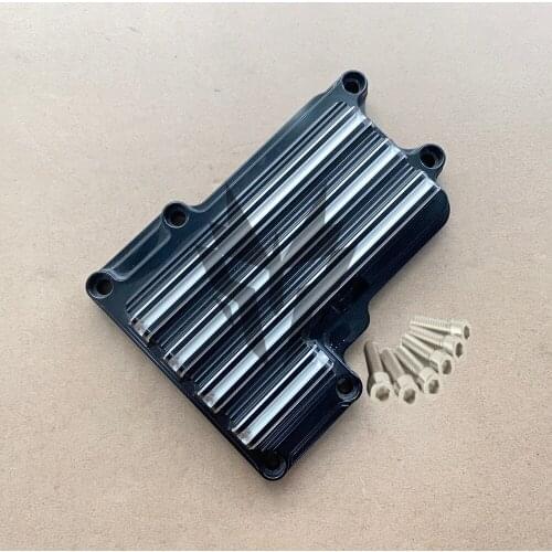 CNC Top Transmission Cover For Harley Softail Breakout Fat Boy Touring 2007-2017 Dyna Fatboy Street Wide Glide 2006-2017