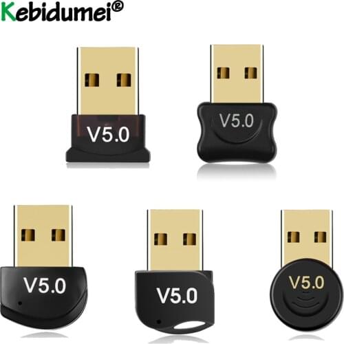 USB Adapter Bluetooth 5.0 Wireless Receiver Mini USB Bluetooth Dongle Receiver For Laptop Mouse Keyboard Accessories